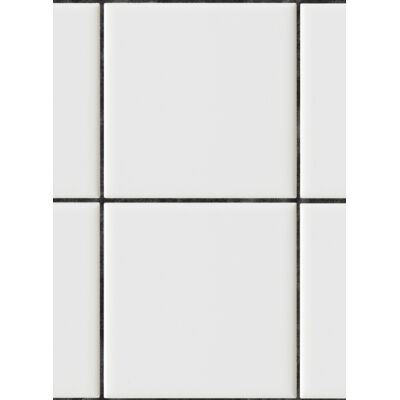 Rebel Walls Tapete Square Tiles - Clean White Rebel Walls Tapete Square Tiles - Clean White