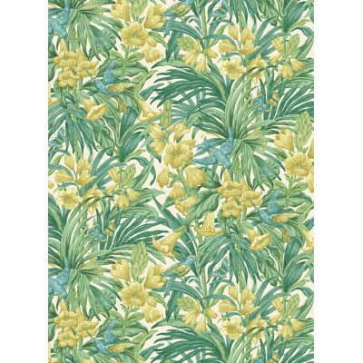 GP & J Baker Tapete Trumpet Flowers - Emerald GP & J Baker Tapete Trumpet Flowers - Emerald