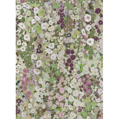 House of Hackney Tapete Hollyhocks - Meadow House of Hackney Tapete Hollyhocks - Meadow