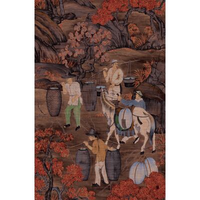 Arte International Tapete Toile de Tibet - Rust Arte International Tapete Toile de Tibet - Rust