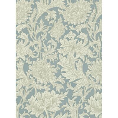 Tapete Chrysanthemum Toile von Morris & Co. - China Blue Tapete Chrysanthemum Toile von Morris & Co. - China Blue