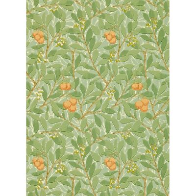 Morris & Co Tapete Arbutus - Green/ Terracotta Morris & Co Tapete Arbutus - Green/ Terracotta