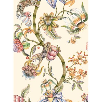 Cole & Son Tapete Protea Panthera - Stone Cole & Son Tapete Protea Panthera - Stone