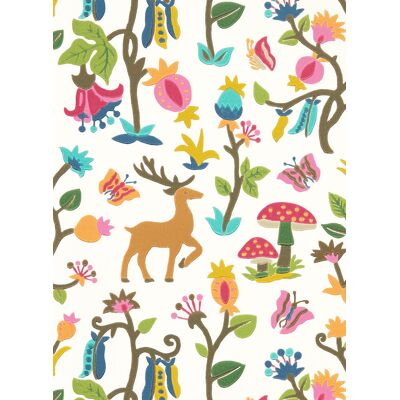 Sanderson Tapete Forest of Dean - Bright/ Multi Sanderson Tapete Forest of Dean - Bright/ Multi