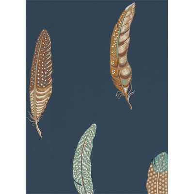 Sanderson Lismore Tapete - Indigo - Vliestapete - Elegantes Rebhuhnfeder-Design Sanderson Lismore Tapete - Indigo - Vliestapete - Elegantes Rebhuhnfeder-Design