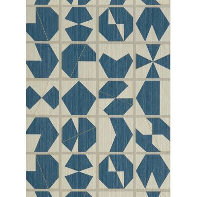 Osborne & Little Tapete Kutani Vinyl - Ivory/ Charcoal Osborne & Little Tapete Kutani Vinyl - Ivory/ Charcoal
