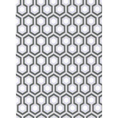 Cole & Son Hicks Hexagon - Designtapete v. Cole and Son - Schwarz/ Grau Cole & Son Hicks Hexagon - Designtapete v. Cole and Son - Schwarz/ Grau