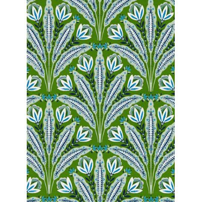 Clarke & Clarke Tapete Attingham - Cobalt/ Green Clarke & Clarke Tapete Attingham - Cobalt/ Green