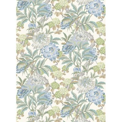 GP & J Baker Tapete Summer Peony - Aqua GP & J Baker Tapete Summer Peony - Aqua