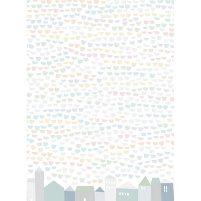 Tapete Elephant Tears von Rebel Walls - Pastel Tapete Elephant Tears von Rebel Walls - Pastel