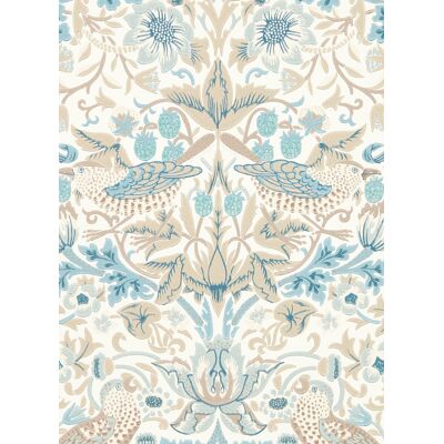 Morris & Co. Einfach Strawberry Thief Tapete - Wallpaper Morris & Co. Einfach Strawberry Thief Tapete - Wallpaper