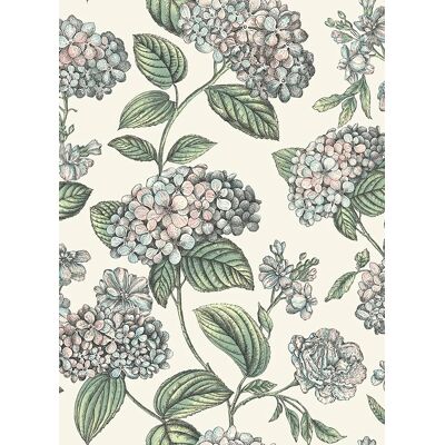 Cole & Son Tapete Ramo di Ortensia - Pastel on Stone Cole & Son Tapete Ramo di Ortensia - Pastel on Stone
