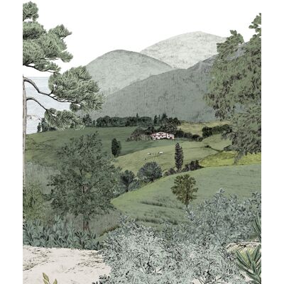 Isidore Leroy Tapete Euskadi - Naturel Panel A Isidore Leroy Tapete Euskadi - Naturel Panel A