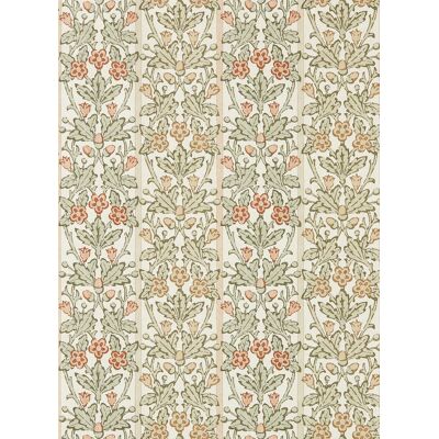 Morris & Co Tapete Oak & Blossom - Chestnut/ Primrose Morris & Co Tapete Oak & Blossom - Chestnut/ Primrose