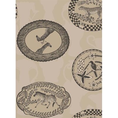 Tapete Matrinah von Cole & Son - Gilver/ Stone Tapete Matrinah von Cole & Son - Gilver/ Stone