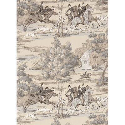 Jagdtapete Tally Ho von Sanderson - Pearl/ Grey Jagdtapete Tally Ho von Sanderson - Pearl/ Grey