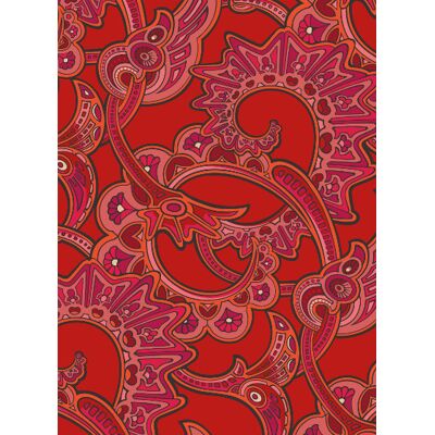 Isidore Leroy Charlotte Tapete - Lebendiges Geometrisches Muster Isidore Leroy Charlotte Tapete - Lebendiges Geometrisches Muster