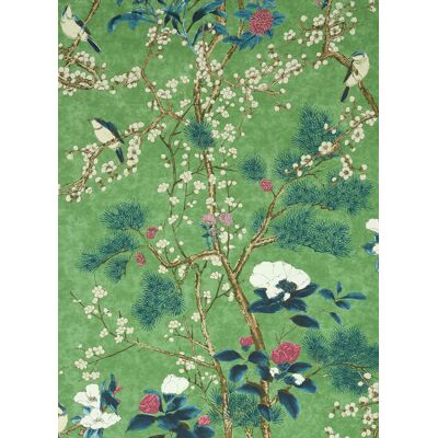 Thibaut Tapete Katsura - Emerald Thibaut Tapete Katsura - Emerald