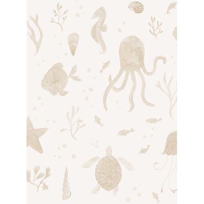Sandberg Tapete Della - Beige Sandberg Tapete Della - Beige