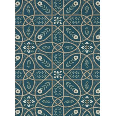Tapete Brophy Trellis von Morris & Co. - Deep Teal Tapete Brophy Trellis von Morris & Co. - Deep Teal