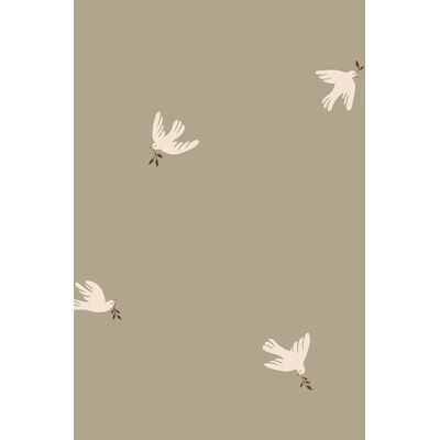 Sandberg Tapete Frida - Olive Green Sandberg Tapete Frida - Olive Green
