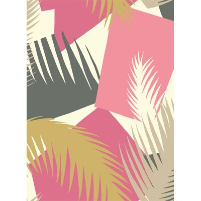 Cole & Son Tapete Deco Palm - Pink Cole & Son Tapete Deco Palm - Pink