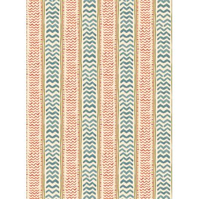 GP & J Baker Tapete Wriggle Room - Teal/ Spice GP & J Baker Tapete Wriggle Room - Teal/ Spice