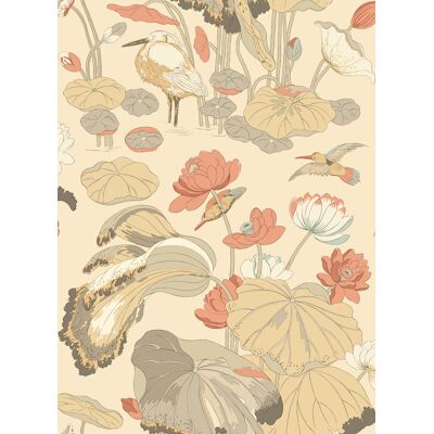 GP & J Baker Tapete Nympheus - Parchment/ Blush GP & J Baker Tapete Nympheus - Parchment/ Blush