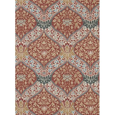 Morris & Co Tapete Norbury - Slate/ Madder Morris & Co Tapete Norbury - Slate/ Madder
