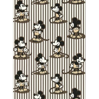 Sanderson Tapete Mickey Stripe - Humbug Sanderson Tapete Mickey Stripe - Humbug