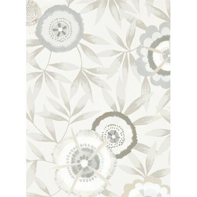 Blumen Tapete Komovi von Harlequin - Dove/ Linen Blumen Tapete Komovi von Harlequin - Dove/ Linen