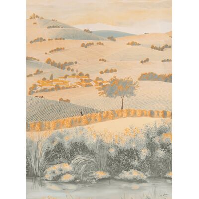 Isidore Leroy Tapete Vendanges - Original Panel B Isidore Leroy Tapete Vendanges - Original Panel B