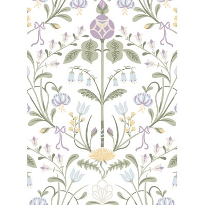 Sandberg Tapete Till Carl - Lilac Sandberg Tapete Till Carl - Lilac