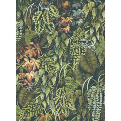 Osborne & Little Tapete Green Wall - Olive Osborne & Little Tapete Green Wall - Olive