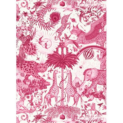 Clarke & Clarke Tapete Paradise Lost - Berry Clarke & Clarke Tapete Paradise Lost - Berry