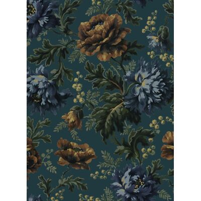 Wandbild Opia von House of Hackney - Petrol Wandbild Opia von House of Hackney - Petrol
