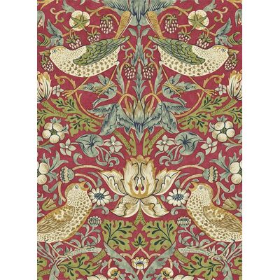 Tapete Strawberry Thief von Morris & Co. - Wallpaper Tapete Strawberry Thief von Morris & Co. - Wallpaper