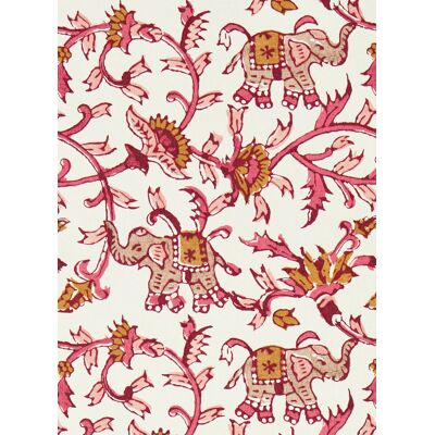 Clarke & Clarke Tapete Hathi - Raspberry Clarke & Clarke Tapete Hathi - Raspberry