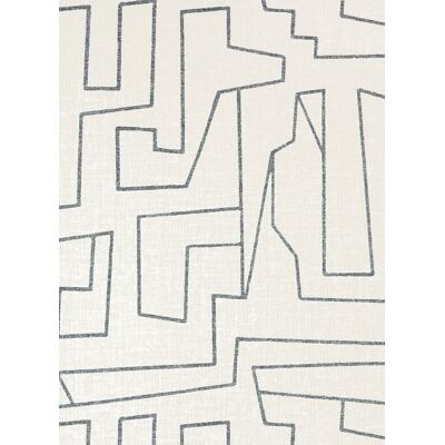 Thibaut Tapete Matrix - Black on Beige Thibaut Tapete Matrix - Black on Beige