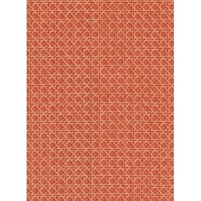 Thibaut Tapete Paper Rattan - Coral Thibaut Tapete Paper Rattan - Coral