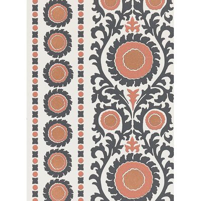 Osborne & Little Tapete Samrina - Charcoal/ Copper Osborne & Little Tapete Samrina - Charcoal/ Copper