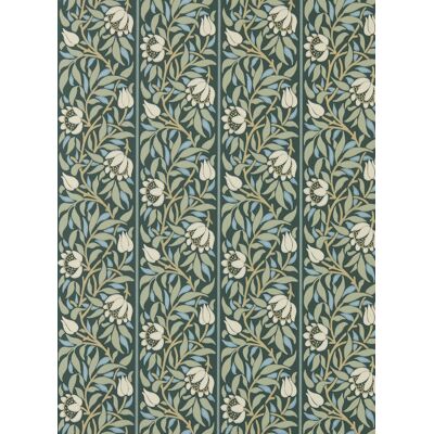 Morris & Co Tapete Peony Trellis - Bayleaf/ Slate Morris & Co Tapete Peony Trellis - Bayleaf/ Slate