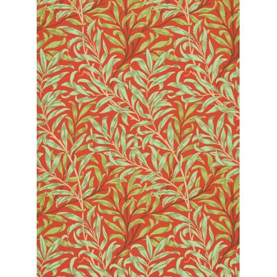 Morris & Co Tapete Willow Bough - Tomato/Olive - Tapete Morris & Co Tapete Willow Bough - Tomato/Olive - Tapete