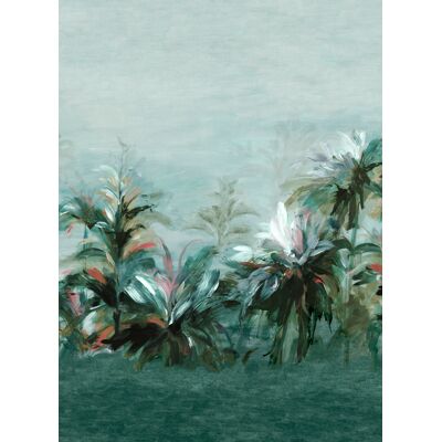 Clarke & Clarke Tapete Alberi - Teal/ Fuchsia Banner Clarke & Clarke Tapete Alberi - Teal/ Fuchsia Banner