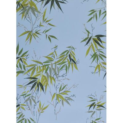 Bambusmotiv Tapete Bambous von Isidore Leroy - Naturel Bambusmotiv Tapete Bambous von Isidore Leroy - Naturel