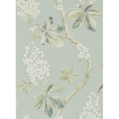 Tapete Chestnut Tree von Sanderson - Grey Blue/ Sage Tapete Chestnut Tree von Sanderson - Grey Blue/ Sage