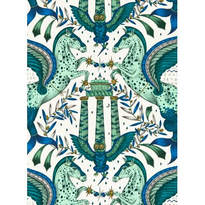 Clarke & Clarke Tapete Odyssey Mythos - Olive Clarke & Clarke Tapete Odyssey Mythos - Olive
