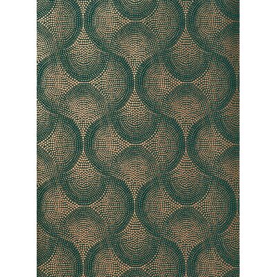 Osborne & Little Tapete Uroko - Teal/ Copper Osborne & Little Tapete Uroko - Teal/ Copper