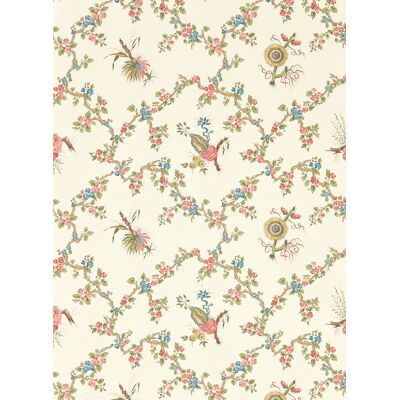 Sanderson Tapete Trelliage - Raspberry/ Stone Sanderson Tapete Trelliage - Raspberry/ Stone