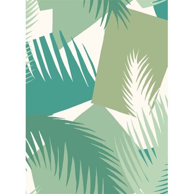 Cole & Son Tapete Deco Palm - Green Cole & Son Tapete Deco Palm - Green